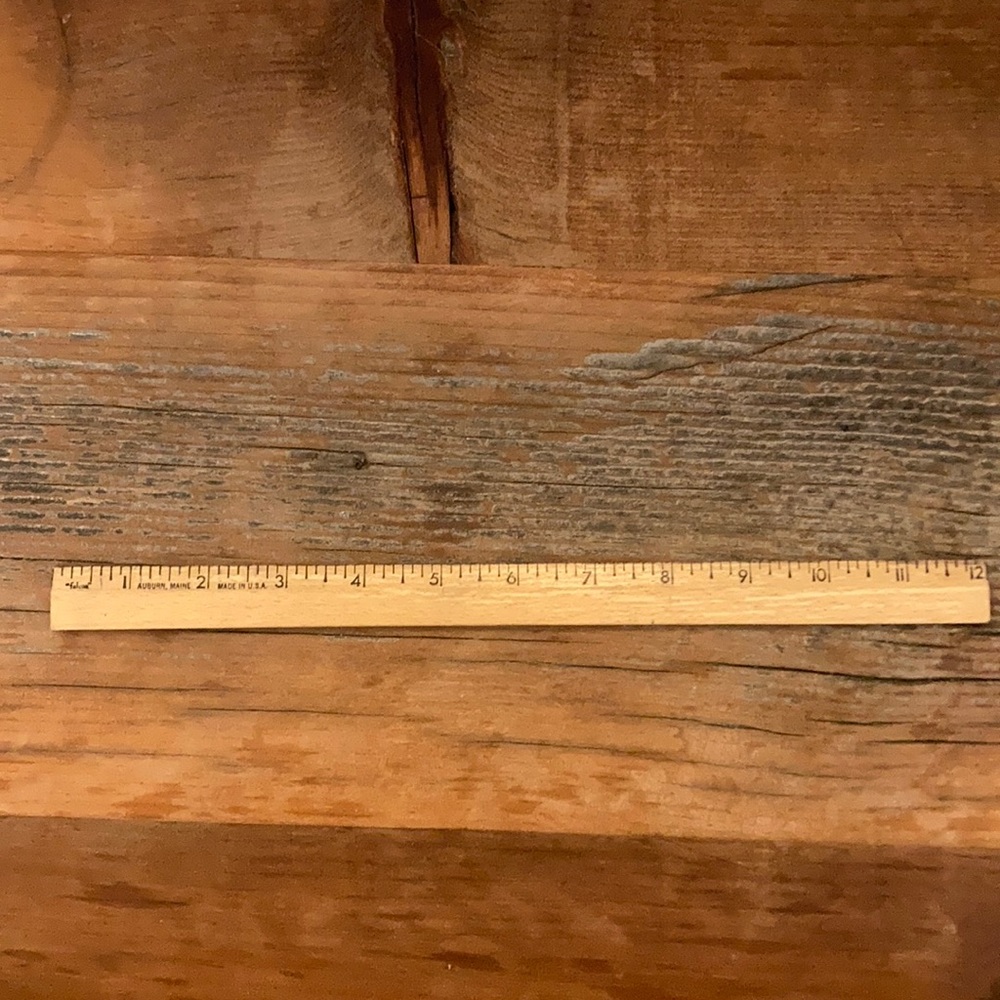 📏Vintage 1960s Wooden School Ruler “FALCON” Brand Made in Auburn, Maine, USA 📐